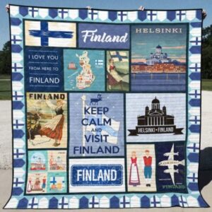 Finland Quilt Blanket Ver 3  Quilt